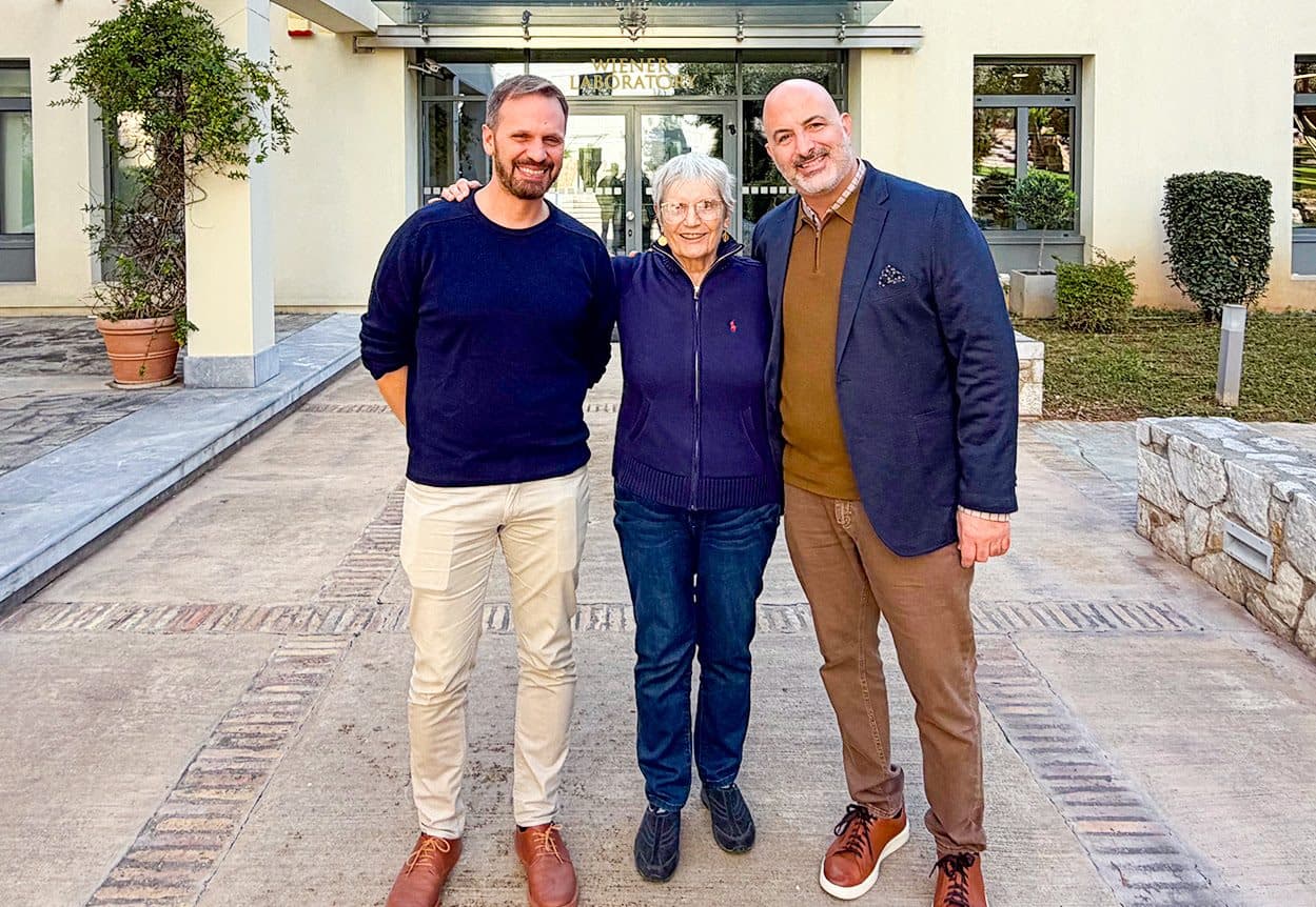 Nicholas Bacopoulos & Calypso Gounti Seminar Room Named at Wiener Laboratory